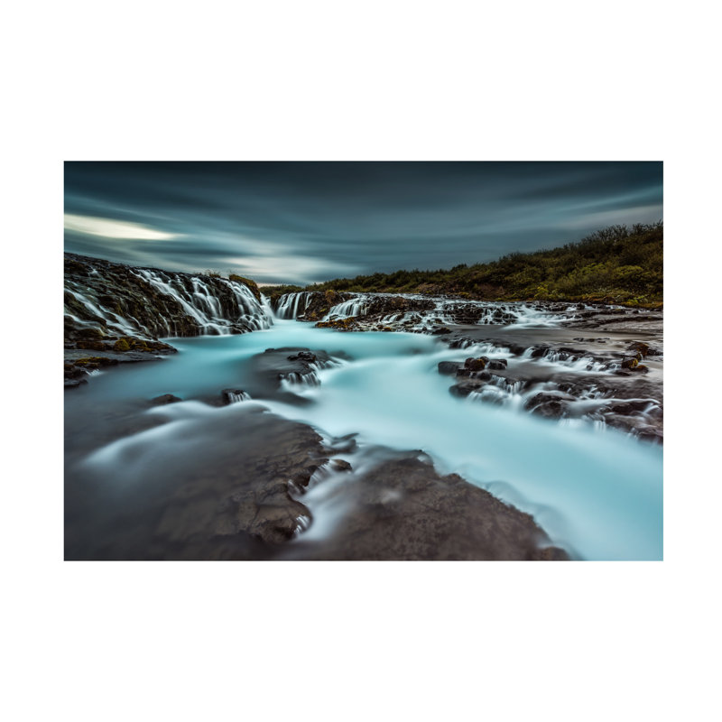 Art sur toile, eau froide par Raymond Hoffmann, H 12 po x l 19 po