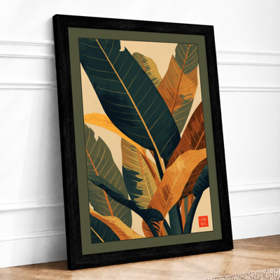 Potted Plant Study Botanical - Framed Print