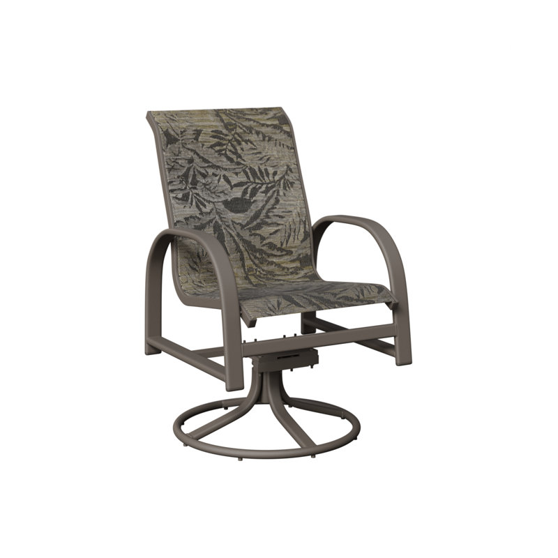 Chaise berçante berçante en graphite Berlin, Graphite, Sumba moka