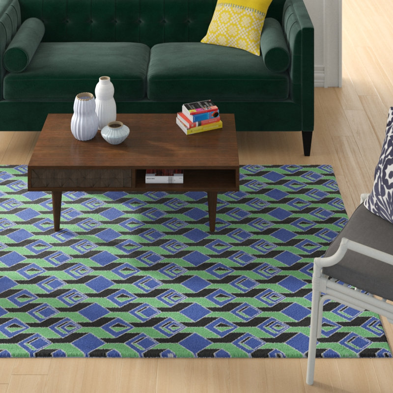 Jordao Geometric Indoor Rug, Rectangle 5' x 7'