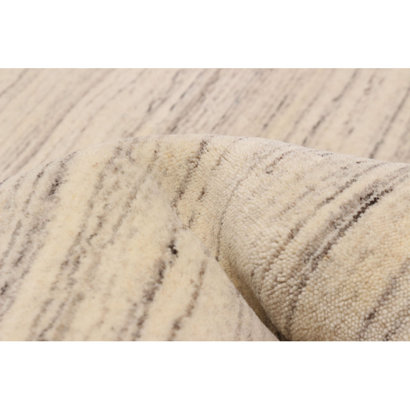 Tapis rectangulaire nouvel âge en laine 6 pi 6 po x 9 pi 8 po One-of-a-Kind