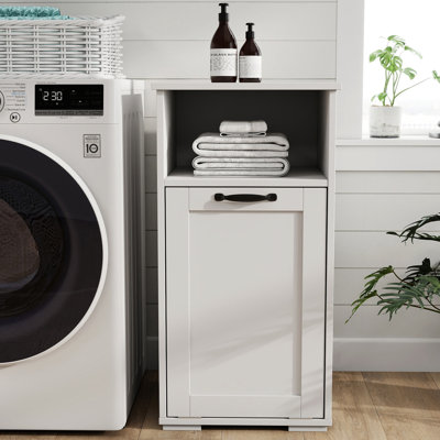 Paniers à linge inclinables avec sac doublure amovible