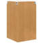 Vidaxl Hanging Cabinet Riga Artisan Oak And White 57 X 57 X 100 Cm-121218064