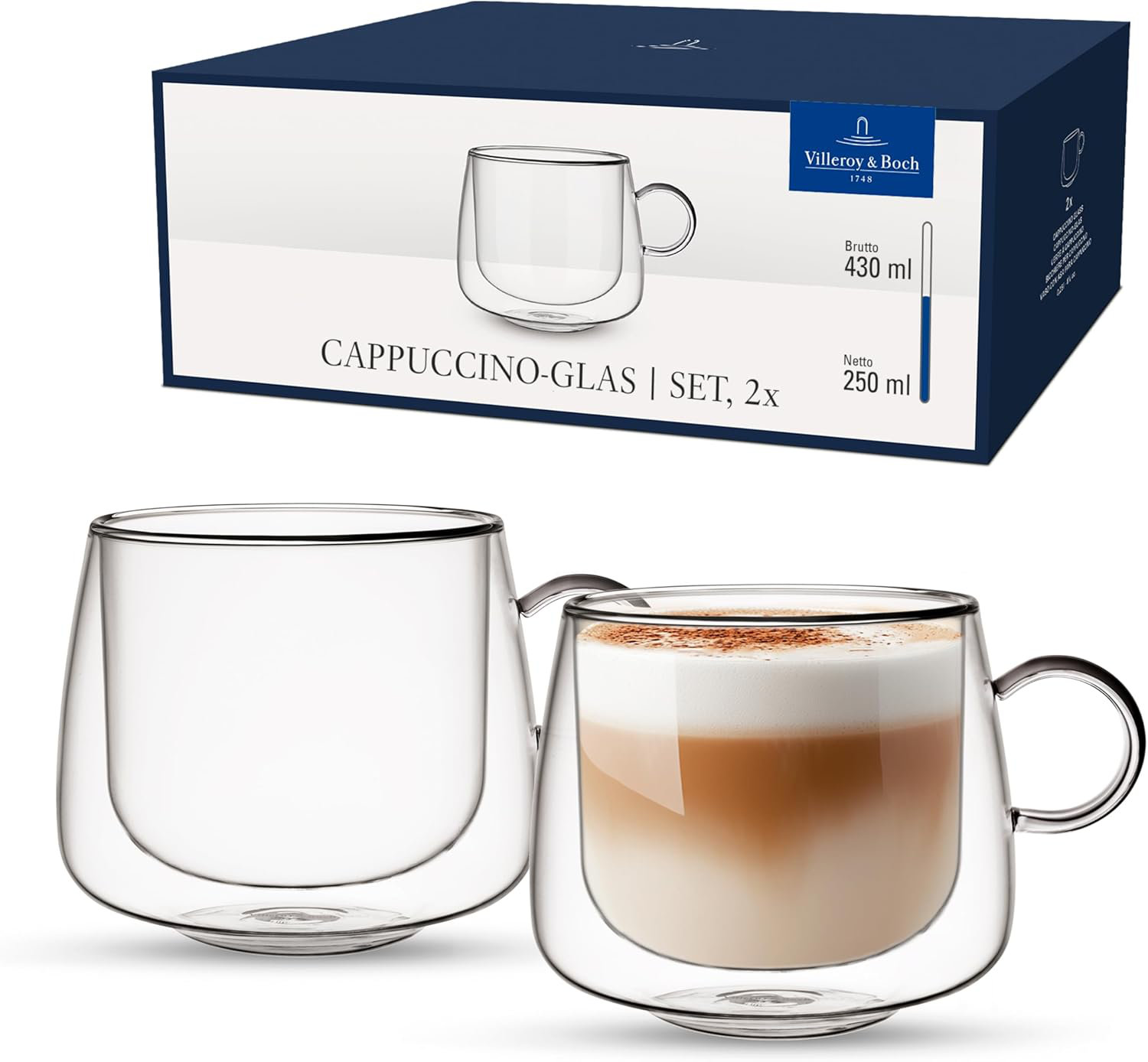 Villeroy & Boch Artesano Hot & Cold Beverages Caraffa con Coperchio, 1 L, Vetro Borosilicato : Villeroy & Boch