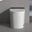 Toilette intelligente sans réservoir avec bidet intégré, siège de toilette bidet une pièce, chasse d'eau automatique, ouverture / fermeture automatique, siège chauffant, eau chaude et sèche, température réglable, télécommande latérale, blanc a