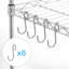 Kravitz 54cm W Stainless Steel Shelving Unit
