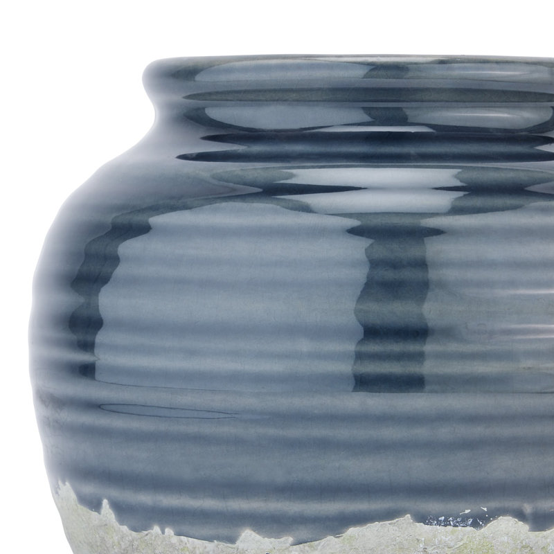 Cureton Ceramic Table Vase, 17cm H x 18cm W x 18cm D