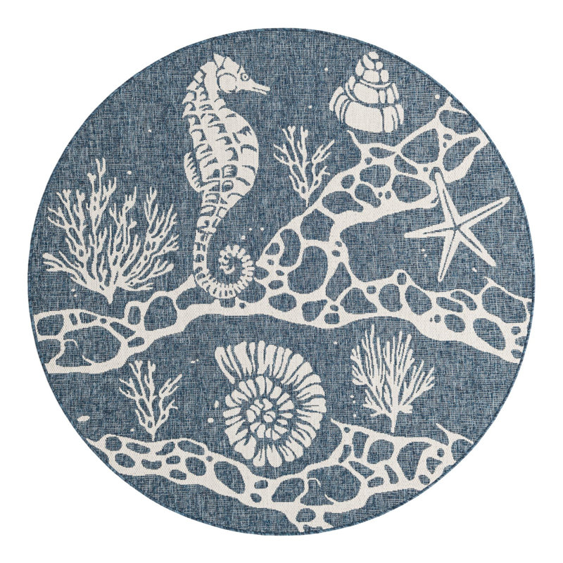 Tapis intérieur / extérieur Angelys, Rond 6 pi 1 po