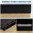 Stainless Steel Bread Box with Rubber Wood Base, Large Capacity Bread Storage Container for Kitchen Countertop
