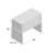 Goodman 1 - Drawer Nightstand in Rustic Gray/White