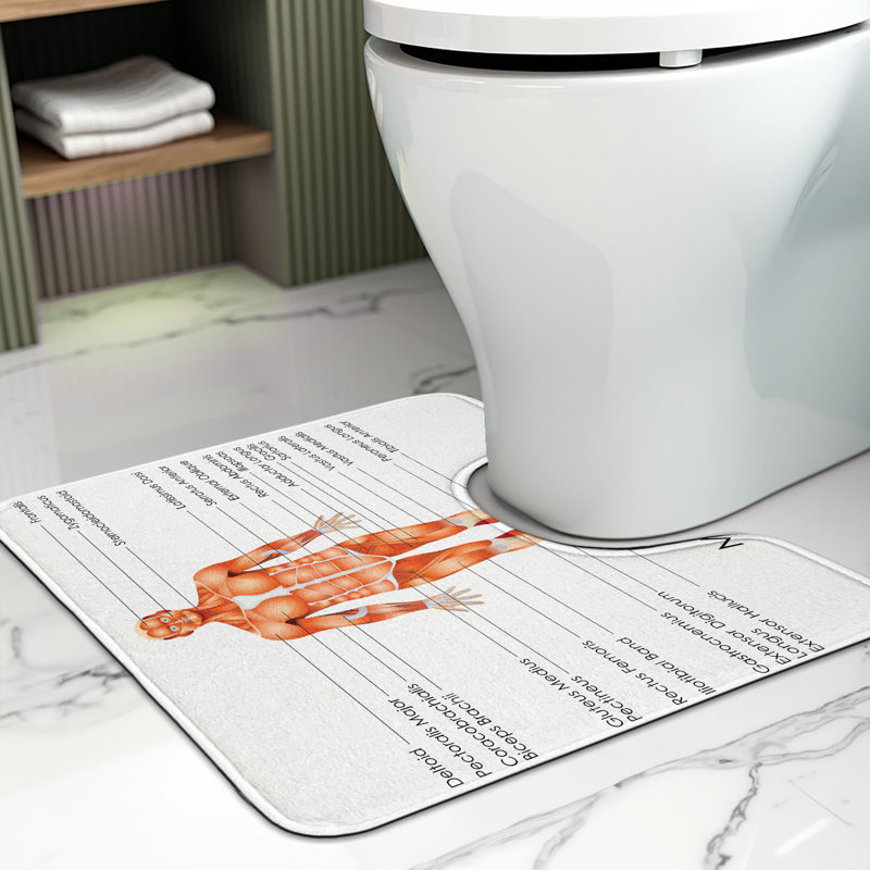 Tapis de salle de bain en U 20 po