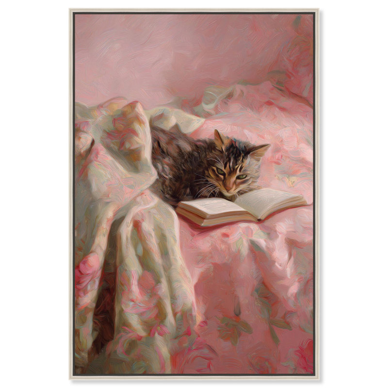 Décoration murale pour chat, "Cat Nap capitulation" par Art Remedy, cadre argenté, 24 x 36, H 37 po x l 25 po, Cadre argenté