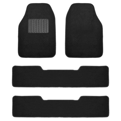 Quality Non-Slip Carpet Floor Mats 3 Row