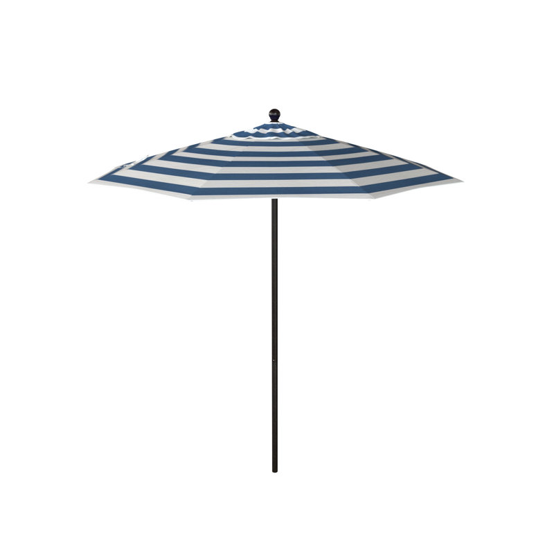 Parasol de marché 90 po Nikel, Sunbrella® régate Cabana