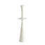 Center Flair Candle Stand-White