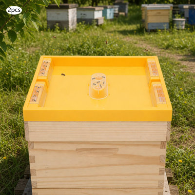 2 Pack 10-Frame Bee Top Feeders