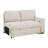 Ompa Modular Armless Sofa With Storage, Boucle, 52 Inch-115686118