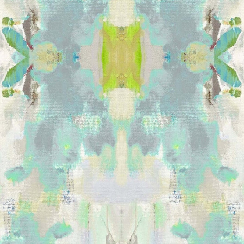Coral Bay Green Wallpaper, Grass Cloth