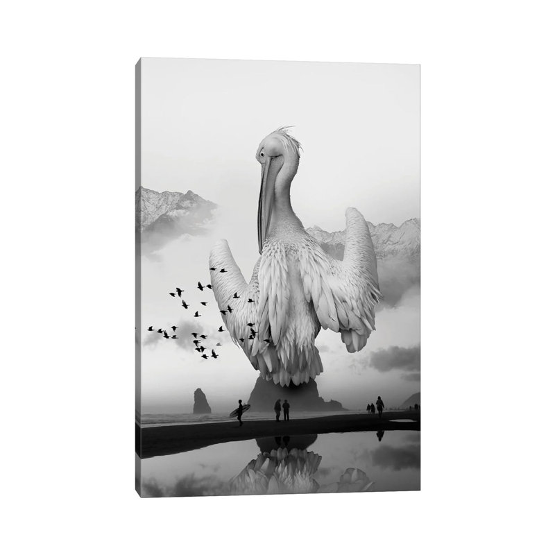 Sea Bird Free Bird by David Loblaw - Wrapped Canvas Painting, 101.6 cm H x 66.04 cm W x 1.91 cm D