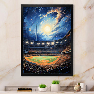 " Modern Baseball Stadium At Night I "