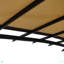 Housse de remplacement pour auvent universel pour structure de pergola extérieure incurvée de 12 pi x 9 pi