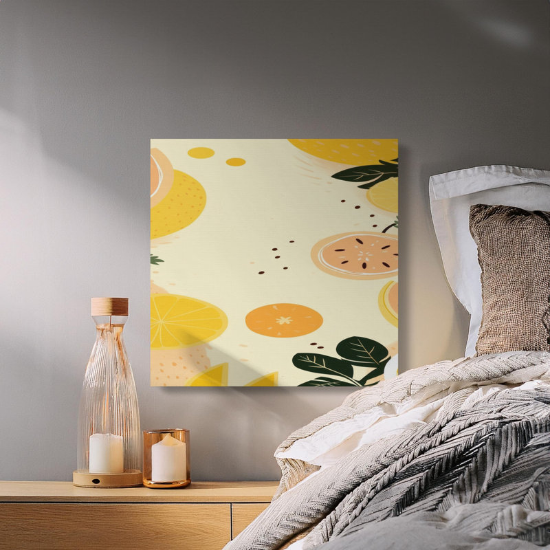 Rummel 1 Piece Wrapped Canvas Wall Art Set, 12x12