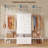 Multifunctional 5-Drawer Dresser with Dual Hanging Rods & Shelves for Small Spaces, Apartment Bedroom & Entryway Organizer-125587593