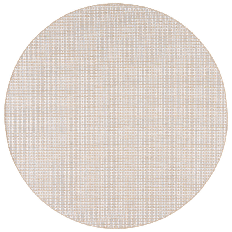 Terrace 802 Geometric Indoor/Outdoor Rug, Round 6'7"