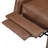 Traditional Oversize Genuine Leather Pushback Recliner-1176625773