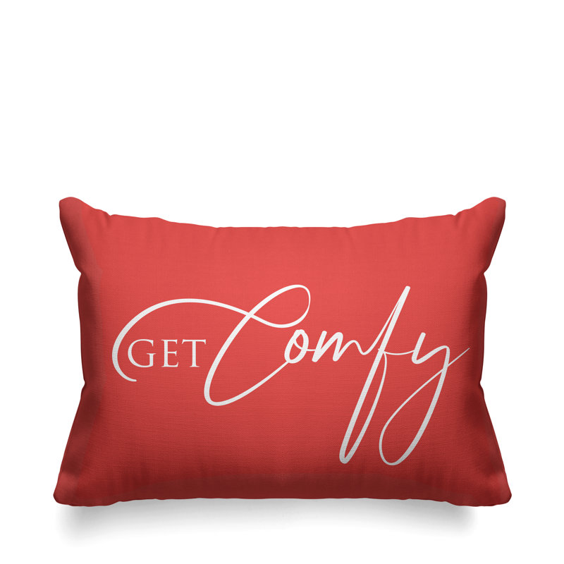Housse et insert de coussin rectangulaire extérieur Aspire Get Comfy, Corail