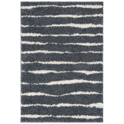 Tapis noir / ivoire Siragan