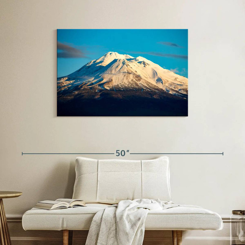 Mont enneigé Alvord Mont Shasta, H 26 po x l 39 po