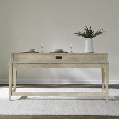 Chantee Console Bar Table w/ Built-In Charging Station