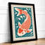 Flowing Koi Japandi - Framed Print-747241102-747241097