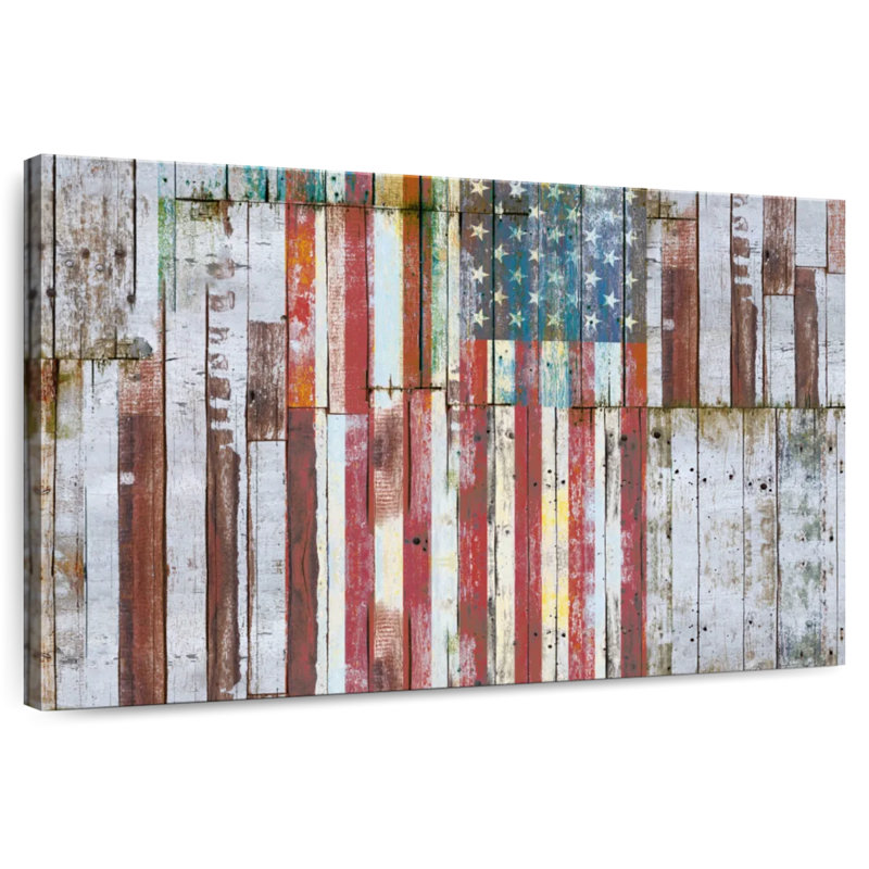 Borges My Wooden American Flag