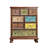 Vintage Hand-Painted Accent Chest with 8 Drawers