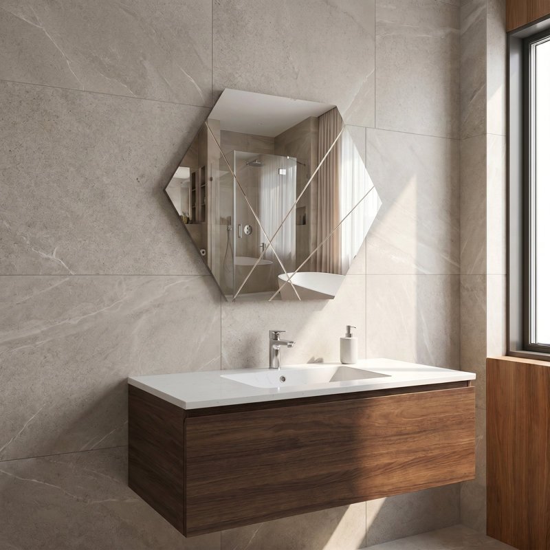 Saga 28" x 24" Accent Mirror