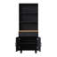 Armoire de rangement Farmhouse avec 4 tablettes en bois massif-2098733099