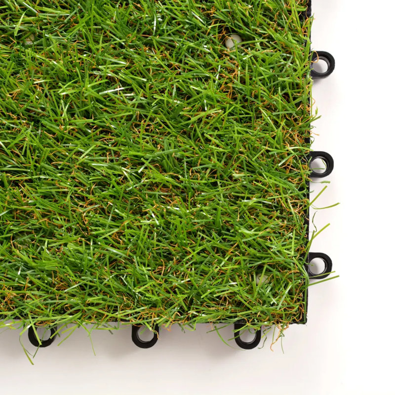 Artificial Tile Floor Grass Turf Rug and Roll