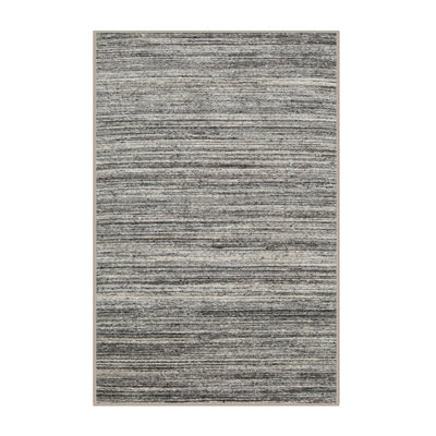 Tapis contemporain gris