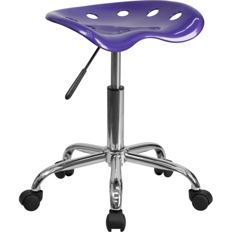 Vibrant Coloured Tractor Stool, Violet