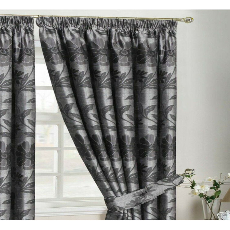Fyffe Blackout Curtain Pair, 117 W x 229 D cm