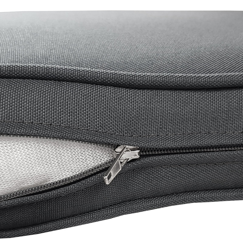 Garden Bench Cushion, 180cm x 48cm x 5cm, Anthracite
