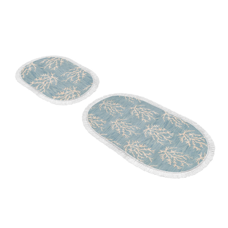 Ensemble 2 tapis de bain