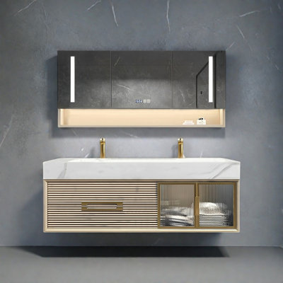 Simple modern smart bathroom cabinet