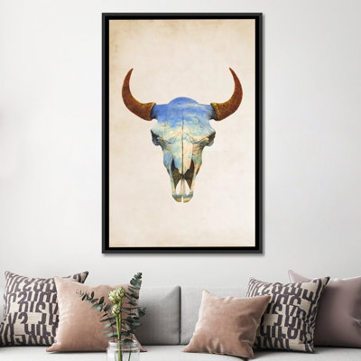 'Big Sky Portrait' Graphic Art on Canvas