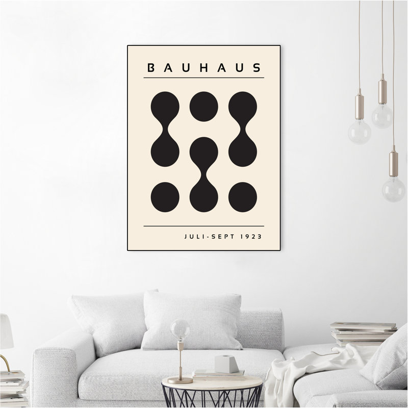 «Bauhaus 1923», toile encadrée, H 24 po x l 18 po