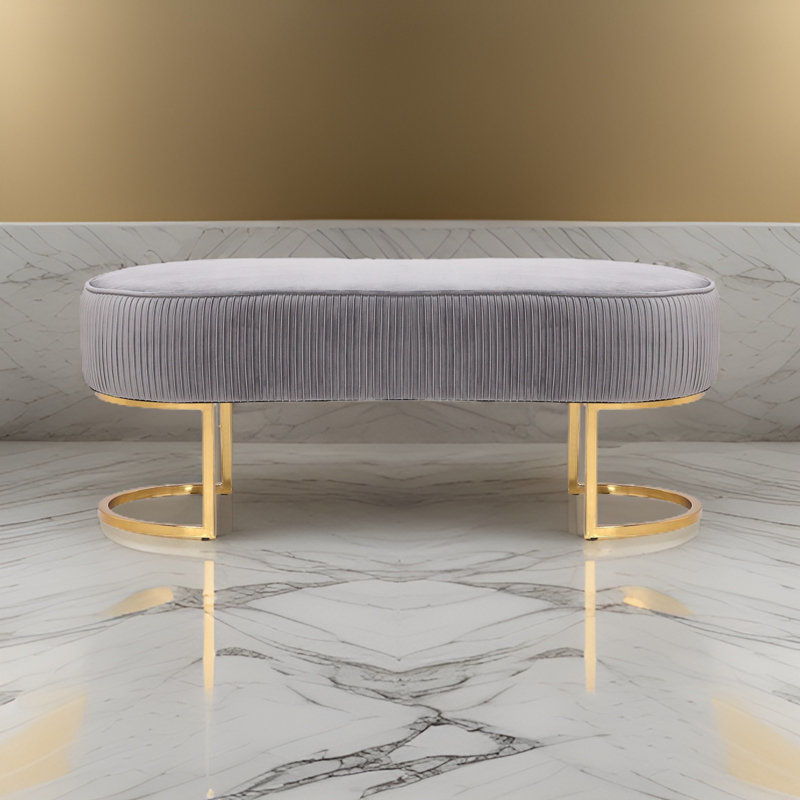 Banc de velours, Gris