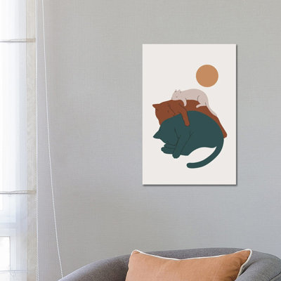 Cat Landscape XVII by Lim Heng Swee - Wrapped Canvas Print