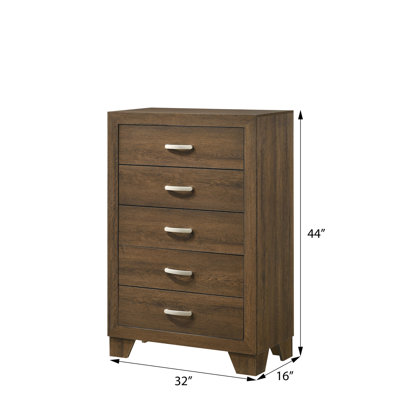 Commode 5 tiroirs Oak
